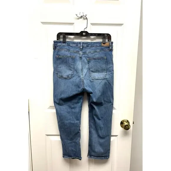 Fat Face Jeans, Hertford Skinny Capri, British, Medium Wash, Cropped, Size 10 - Picture 4 of 4